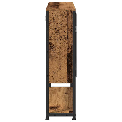 Mirror Cabinet Old Wood 60 x 16 x 60 cm Engineered Wood