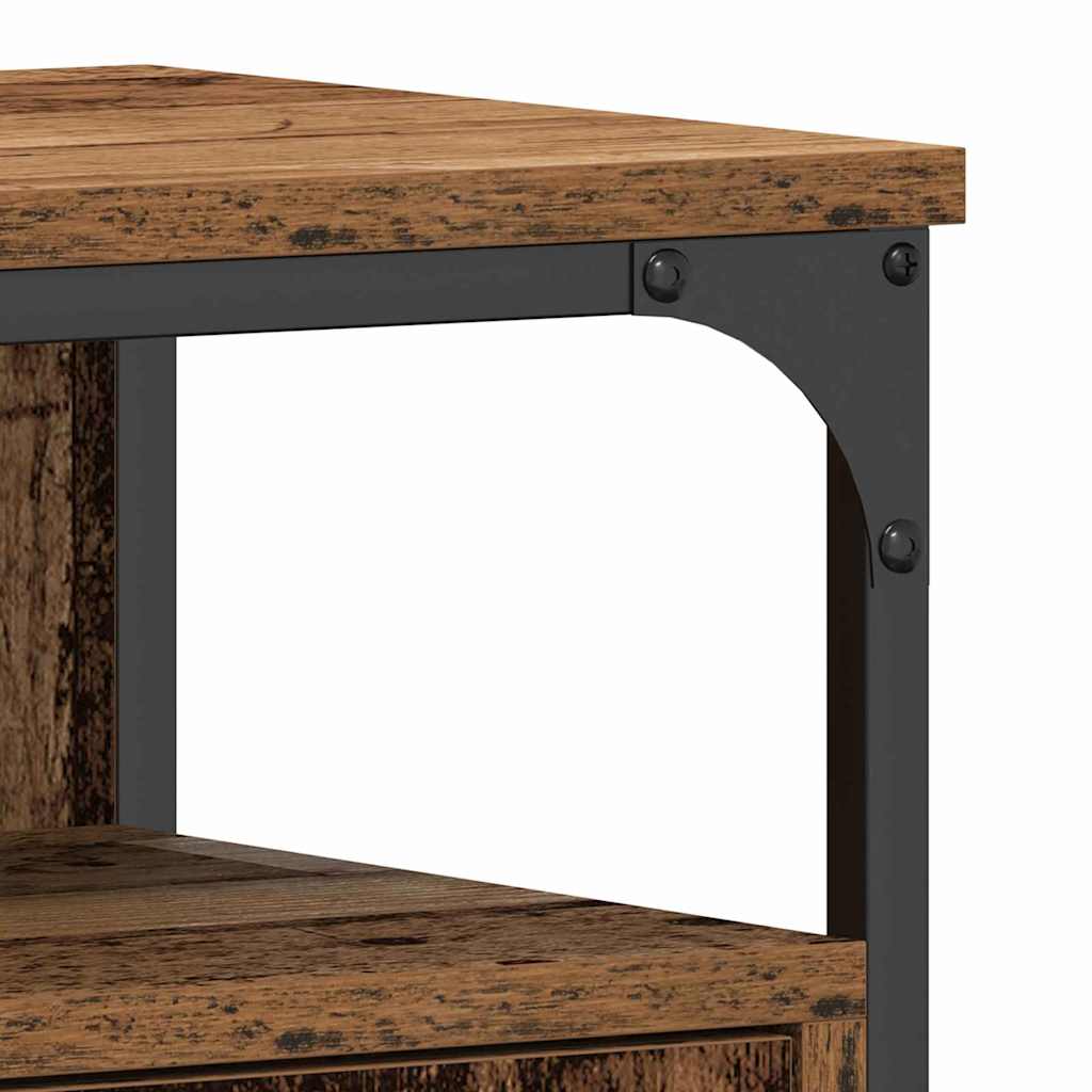 Bathroom Sink Cabinet Old wood 80 x 30 x 60 cm Engineered Wood