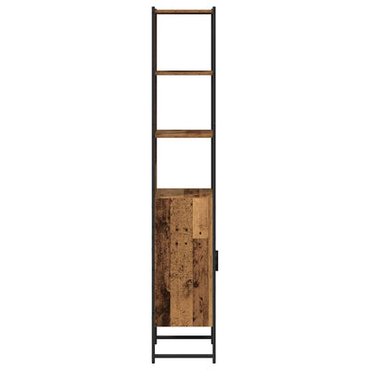 Bathroom Cabinet Old wood 33 x 33 x 185.5 cm Engineered Wood
