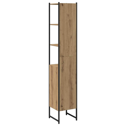 Bathroom Cabinet Artisan oak 33 x 33 x 185.5 cm Engineered Wood