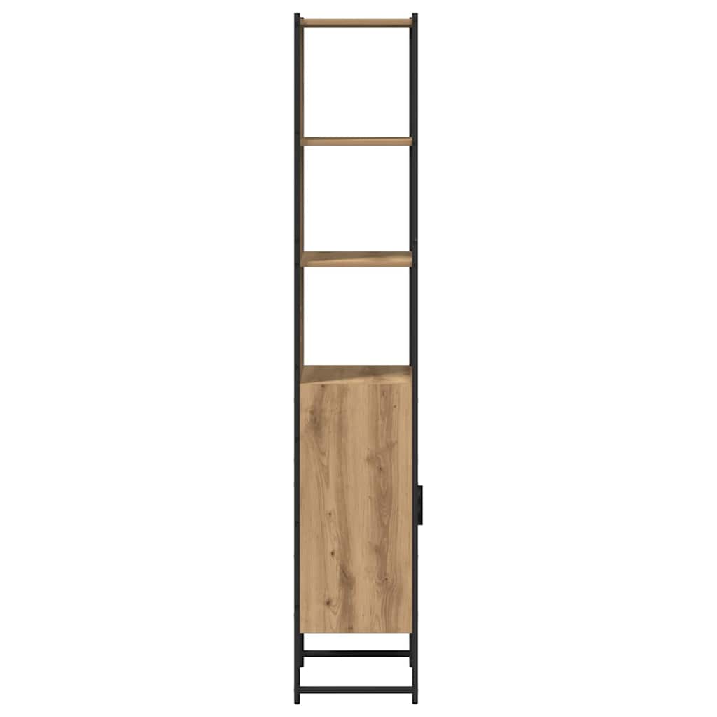 Bathroom Cabinet Artisan oak 33 x 33 x 185.5 cm Engineered Wood