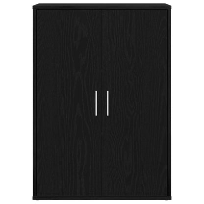 Sideboard Black Oak 60 x 31 x 84 cm Engineered Wood