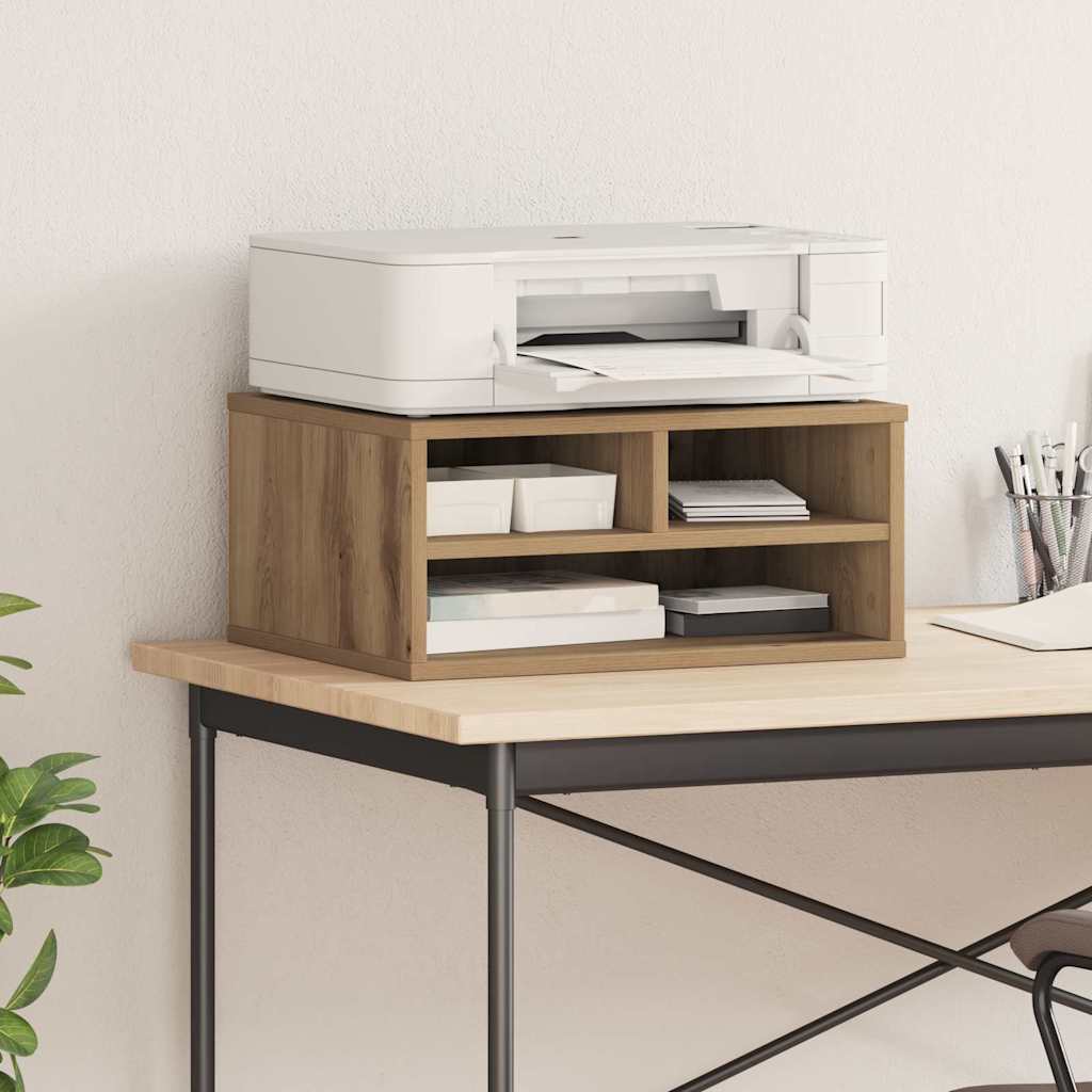 Printer Stand Artisan Oak 49 x 40 x 22.5 cm Engineered wood