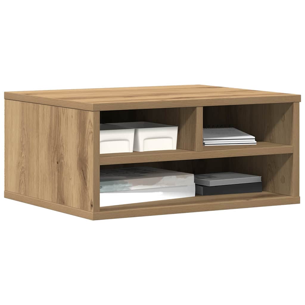 Printer Stand Artisan Oak 49 x 40 x 22.5 cm Engineered wood