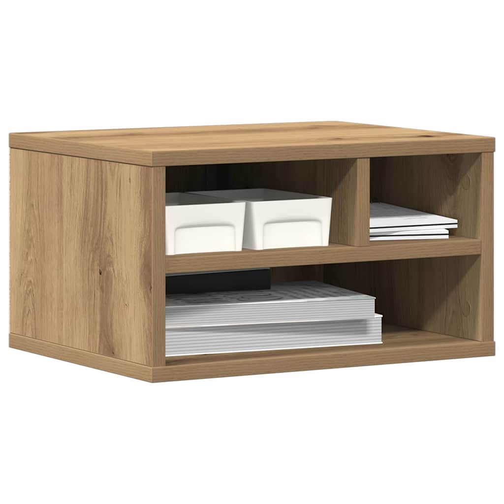 Printer Stand Artisan Oak 40 x 32 x 22.5 cm Engineered Wood