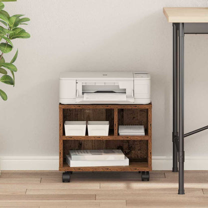 Printer Stand Old Wood 41 x 32 x 33.5 cm Engineered wood