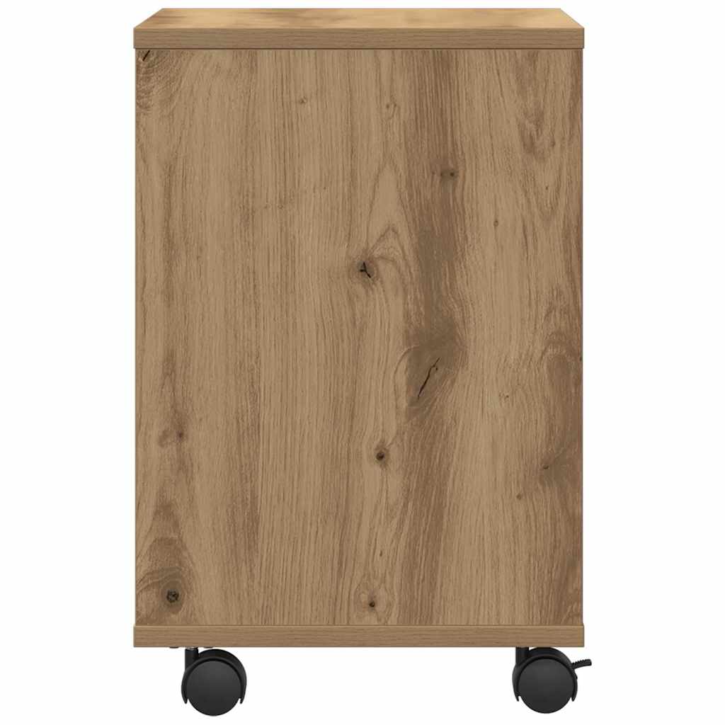 Printer Stand Artisan oak 41 x 32 x 48 cm Engineered wood