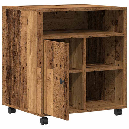 Printer Stand Old wood 60 x 50 x 67 cm Engineered wood