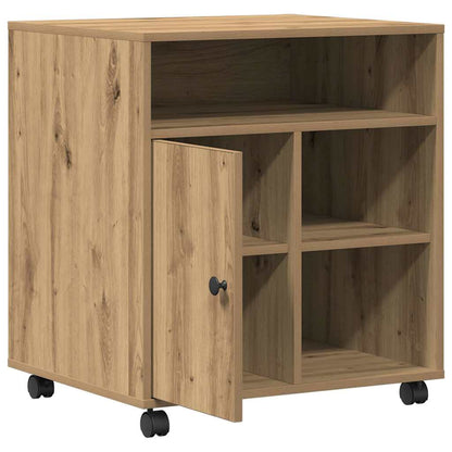 Printer Stand Artisan oak 60 x 50 x 67 cm Engineered wood