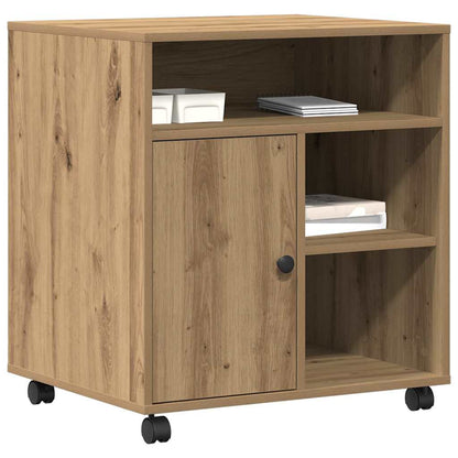 Printer Stand Artisan oak 60 x 50 x 67 cm Engineered wood