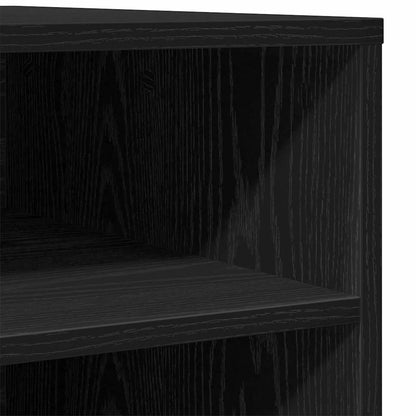 Printer Stand Black oak 60 x 50 x 67 cm Engineered wood