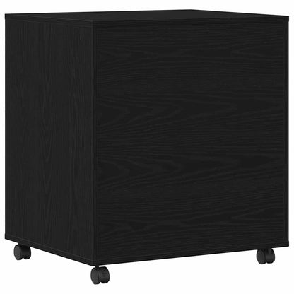 Printer Stand Black oak 60 x 50 x 67 cm Engineered Wood
