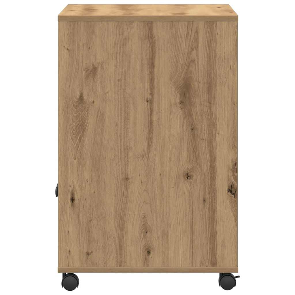 Printer Stand Artisan Oak 60 x 48 x 74 cm Engineered Wood