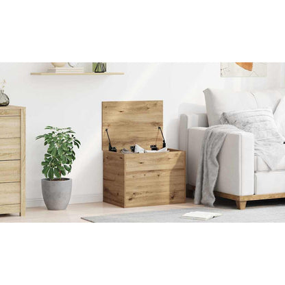 Storage Box Artisan oak 60 x 42 x 46 cm Engineered Wood