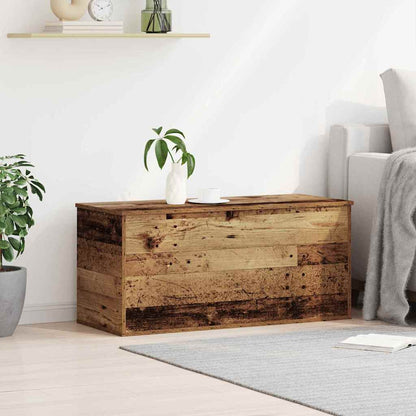 Storage Box Old wood 100 x 42 x 46 cm Engineered Wood