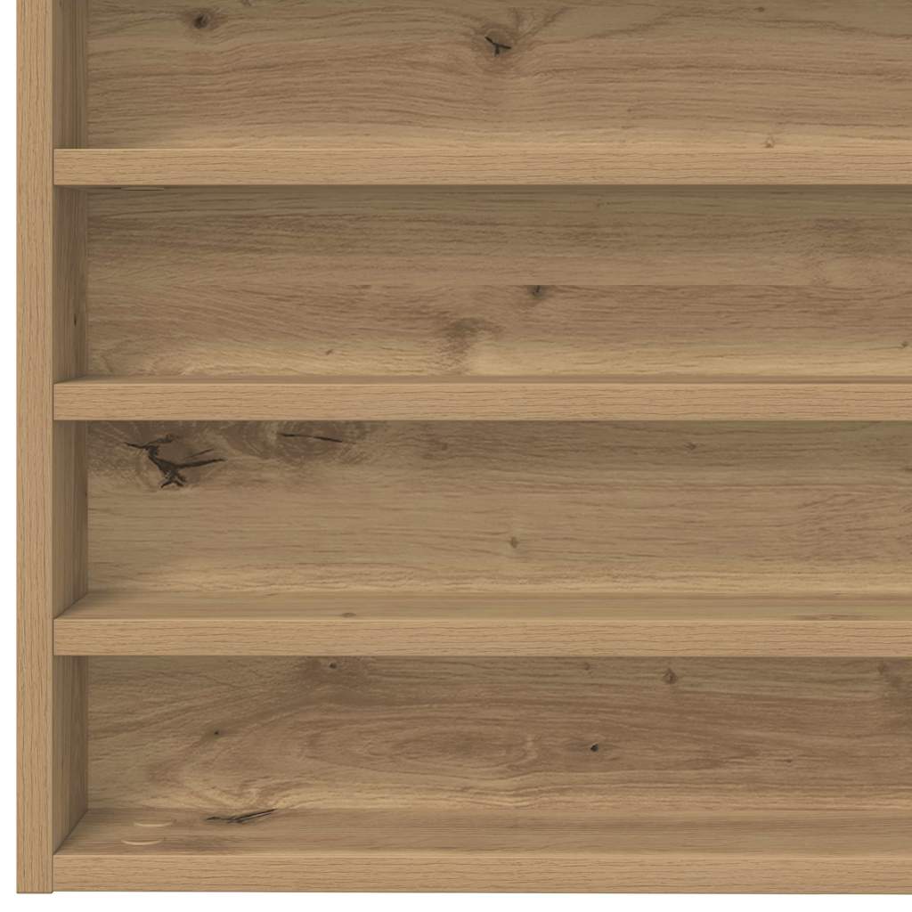 Display Cabinet Artisan Oak 100 x 8.5 x 50 cm Engineered Wood
