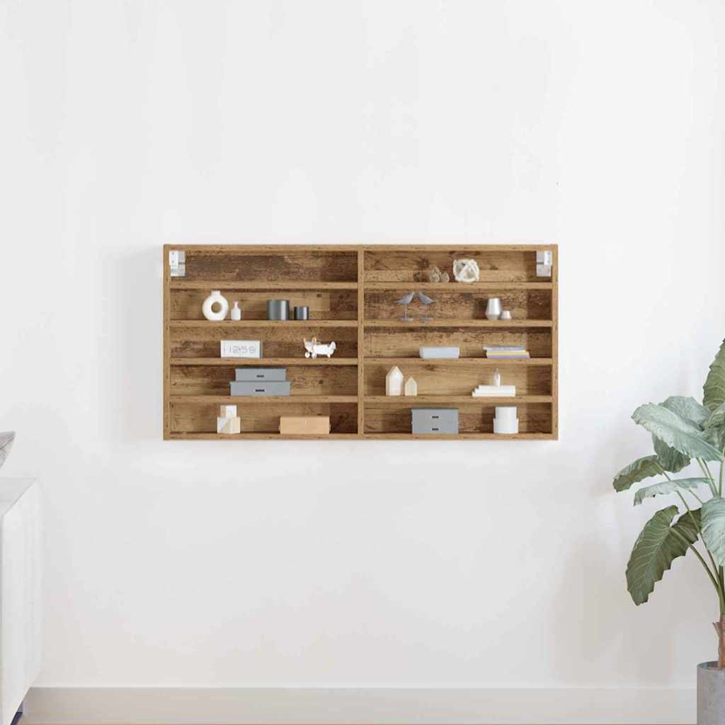 Display Cabinet Artisan Oak 100 x 8.5 x 50 cm Engineered Wood