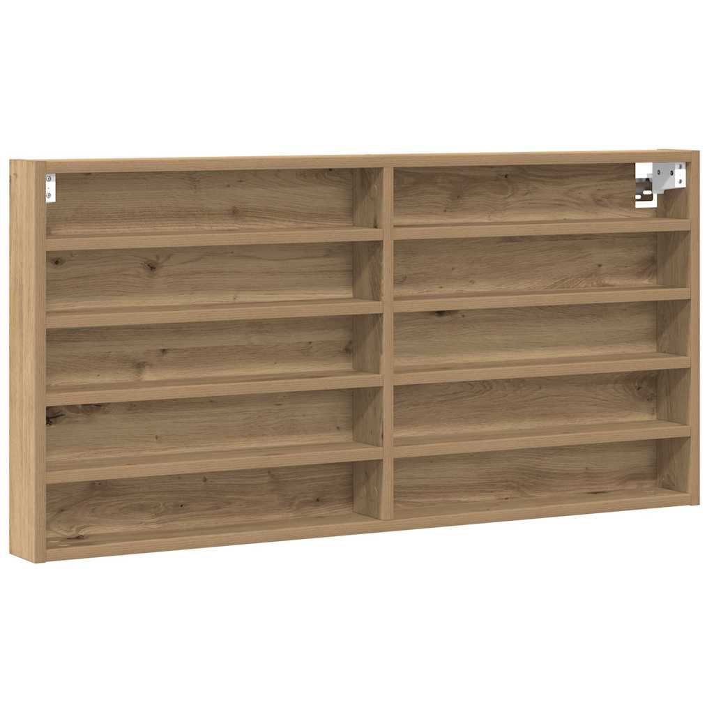 Display Cabinet Artisan Oak 100 x 8.5 x 50 cm Engineered Wood