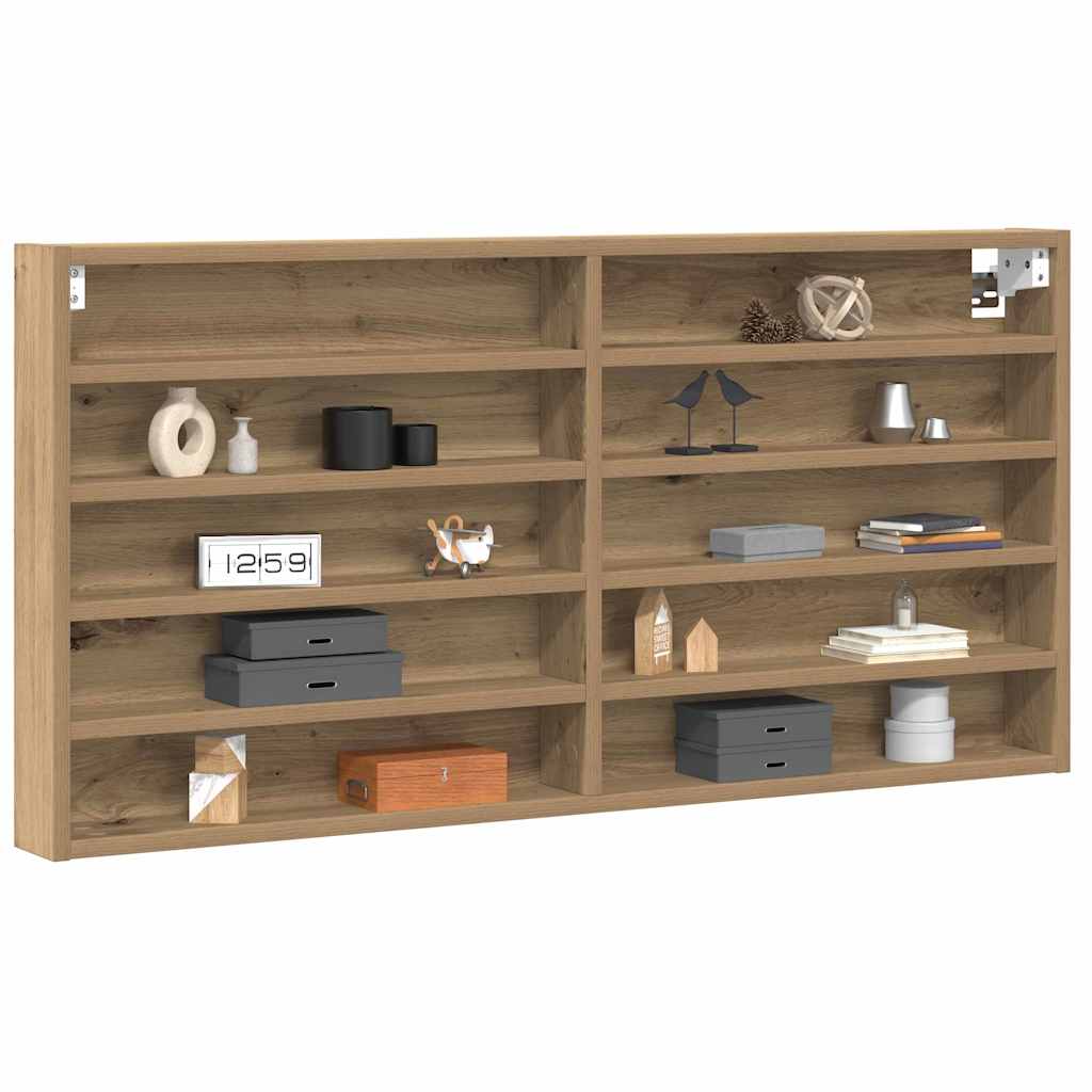 Display Cabinet Artisan Oak 100 x 8.5 x 50 cm Engineered Wood