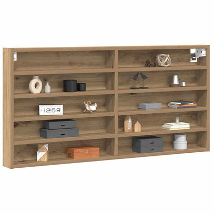 Display Cabinet Artisan Oak 100 x 8.5 x 50 cm Engineered Wood