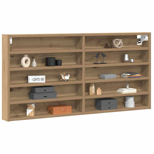 Display Cabinet Artisan Oak 100 x 8.5 x 50 cm Engineered Wood