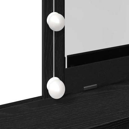 Dressing Table Black oak 80 x 41 x 144.5 cm Engineered wood