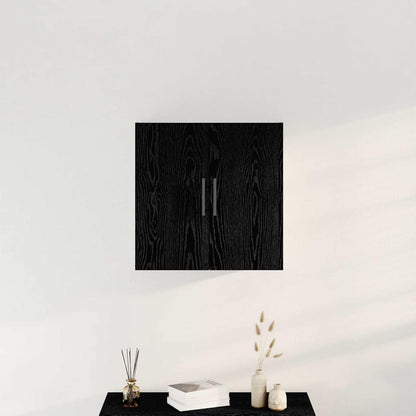 Wall Cabinet 60 x 31.5 x 60 cm Engineered Wood Black Oak
