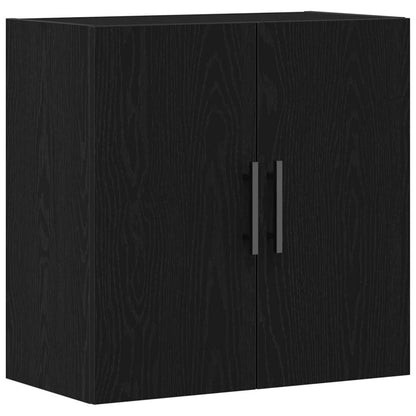 Wall Cabinet 60 x 31.5 x 60 cm Engineered Wood Black Oak