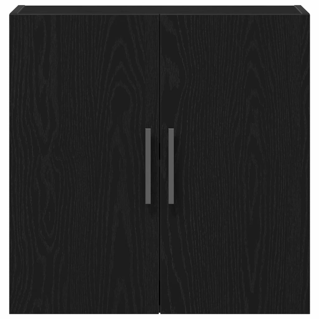 Wall Cabinet 60 x 31.5 x 60 cm Engineered Wood Black Oak