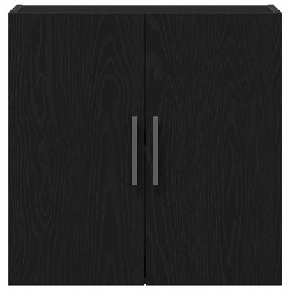 Wall Cabinet 60 x 31.5 x 60 cm Engineered Wood Black Oak