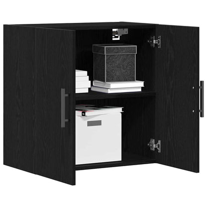 Wall Cabinet 60 x 31.5 x 60 cm Engineered Wood Black Oak
