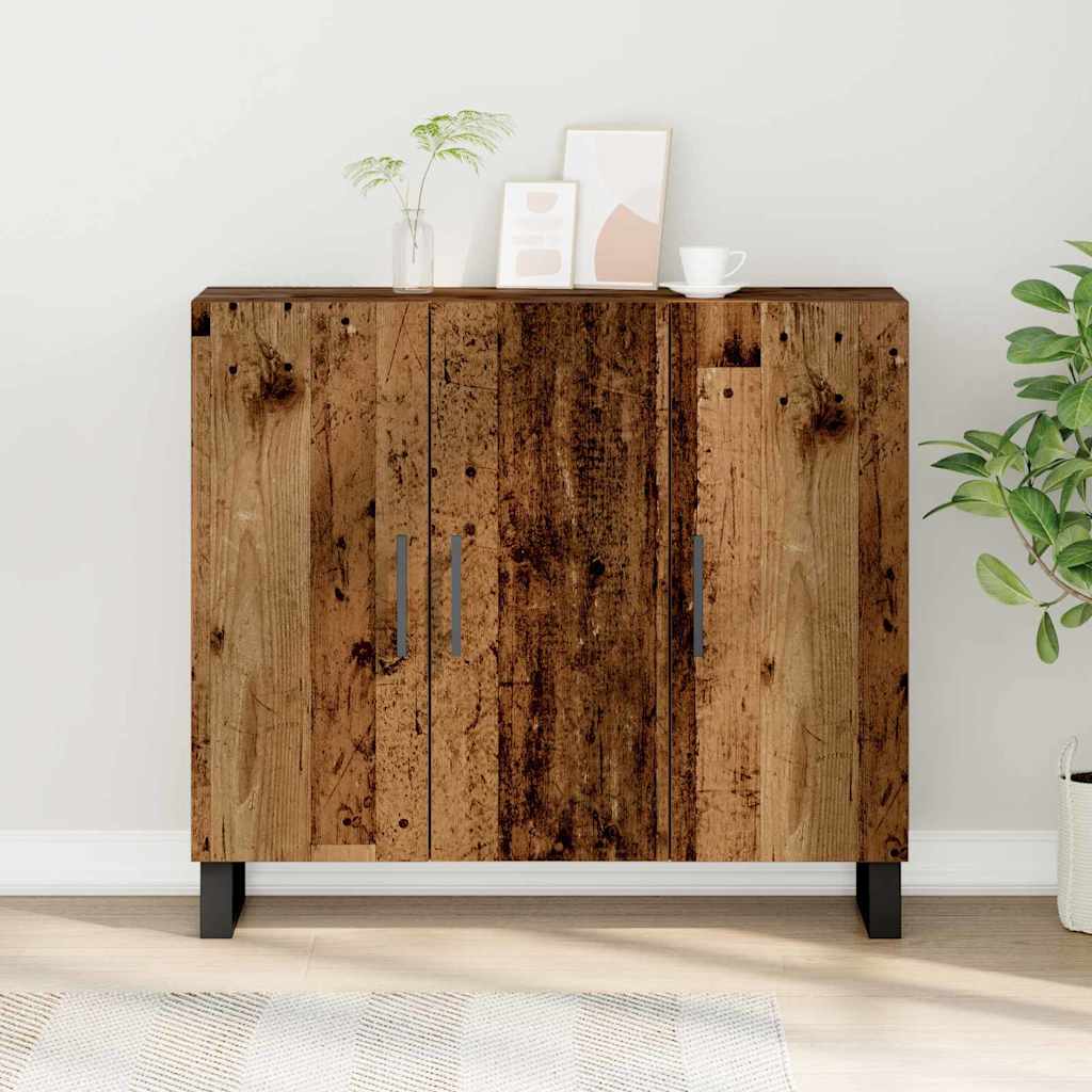 Sideboard Old Wood 90 x 34 x 80 cm Engineered Wood