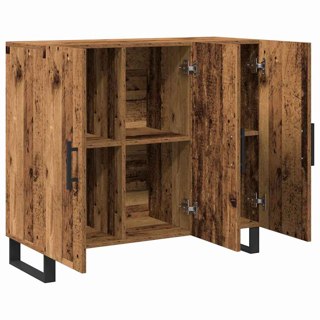 Sideboard Old Wood 90 x 34 x 80 cm Engineered Wood