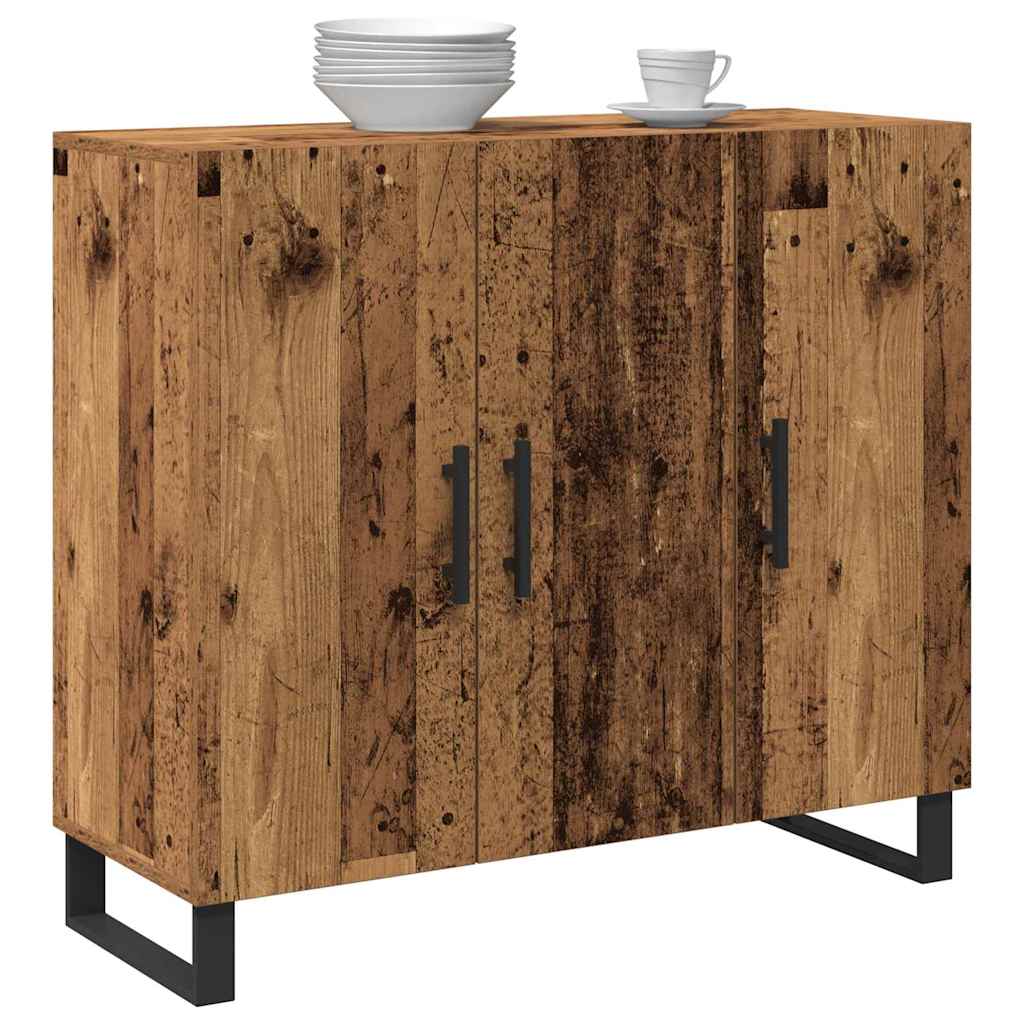 Sideboard Old Wood 90 x 34 x 80 cm Engineered Wood