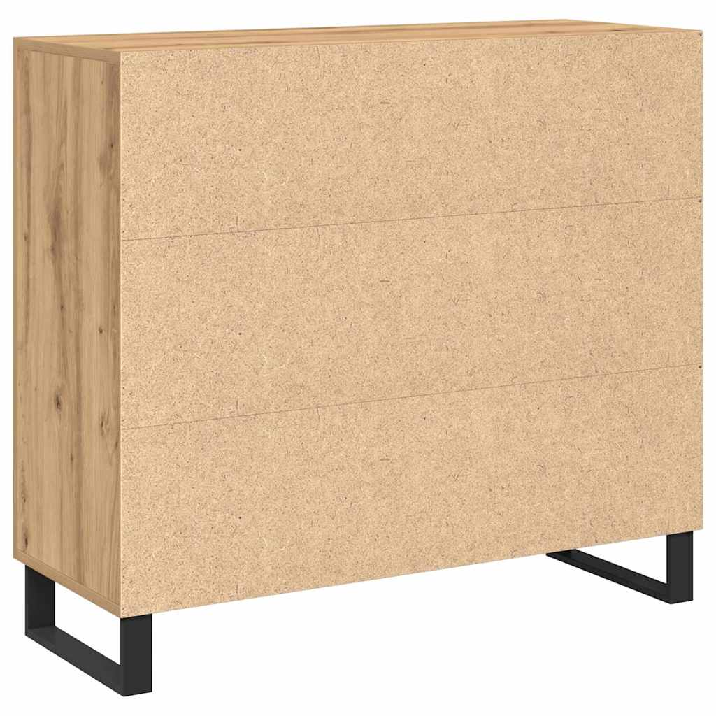 Sideboard Artisan Oak 90 x 34 x 80 cm Engineered Wood