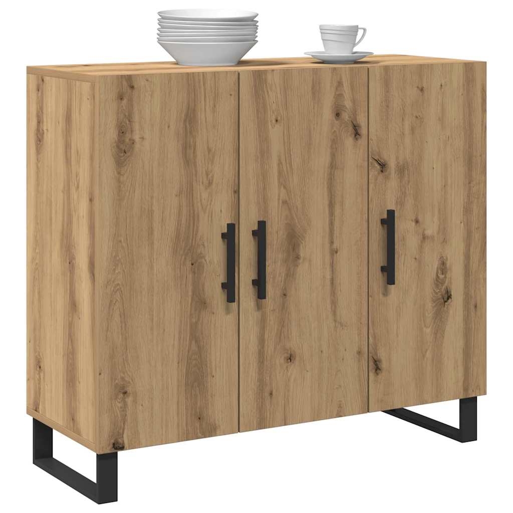 Sideboard Artisan Oak 90 x 34 x 80 cm Engineered Wood