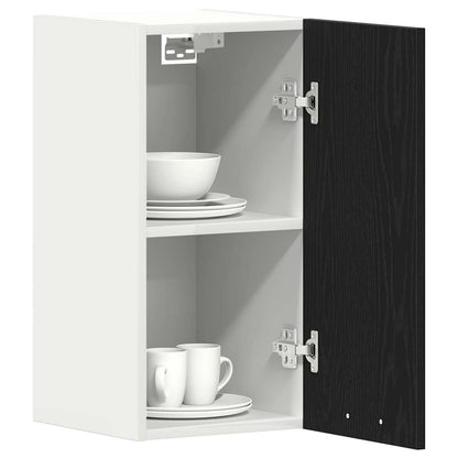 Hanging Cabinet Black Oak 30x31x60 cm Engineered Wood