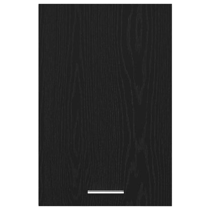 Hanging Cabinet Black Oak 40x31x60 cm Engineered Wood
