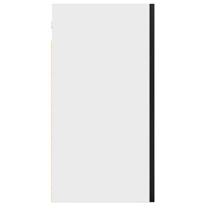 Hanging Cabinet Black Oak 40x31x60 cm Engineered Wood