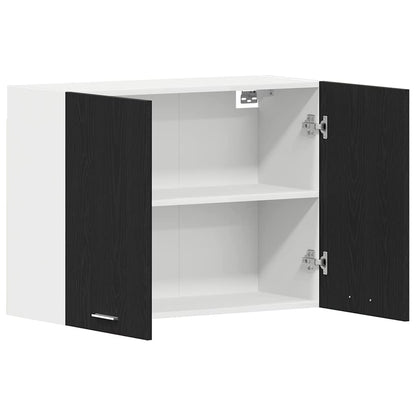 Hanging Cabinet Lyon Black Oak 80 x 31 x 60 cm Engineered Wood