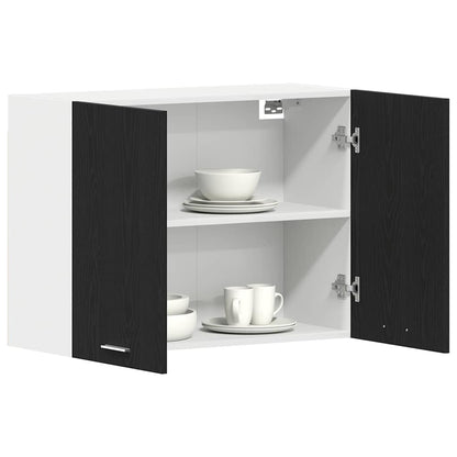 Hanging Cabinet Lyon Black Oak 80 x 31 x 60 cm Engineered Wood