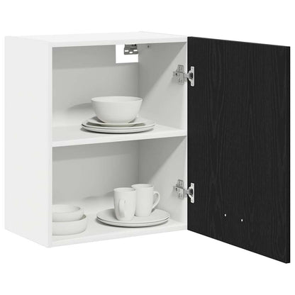 Hanging Cabinet with Shelf Lyon 2 pcs Black Oak 50 x 31 x 60 cm