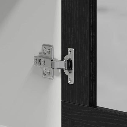 Hanging Cabinet Lyon Black Oak 80 x 31 x 60 cm Engineered Wood