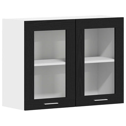Hanging Cabinet Lyon Black Oak 80 x 31 x 60 cm Engineered Wood