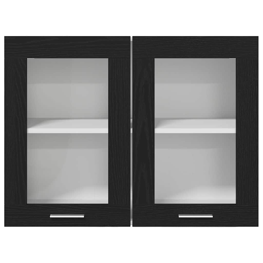 Hanging Cabinet Lyon Black Oak 80 x 31 x 60 cm Engineered Wood
