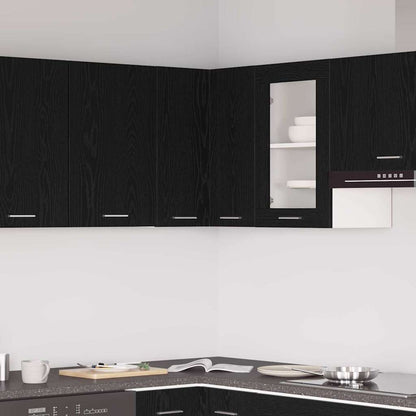 Hanging Cabinet Lyon Black Oak 57 x 57 x 60 cm Engineered Wood