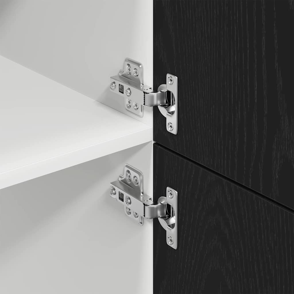 Hanging Cabinet Lyon Black Oak 60 x 31 x 207 cm Engineered Wood