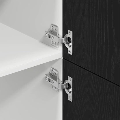 Hanging Cabinet Lyon Black Oak 60 x 31 x 207 cm Engineered Wood