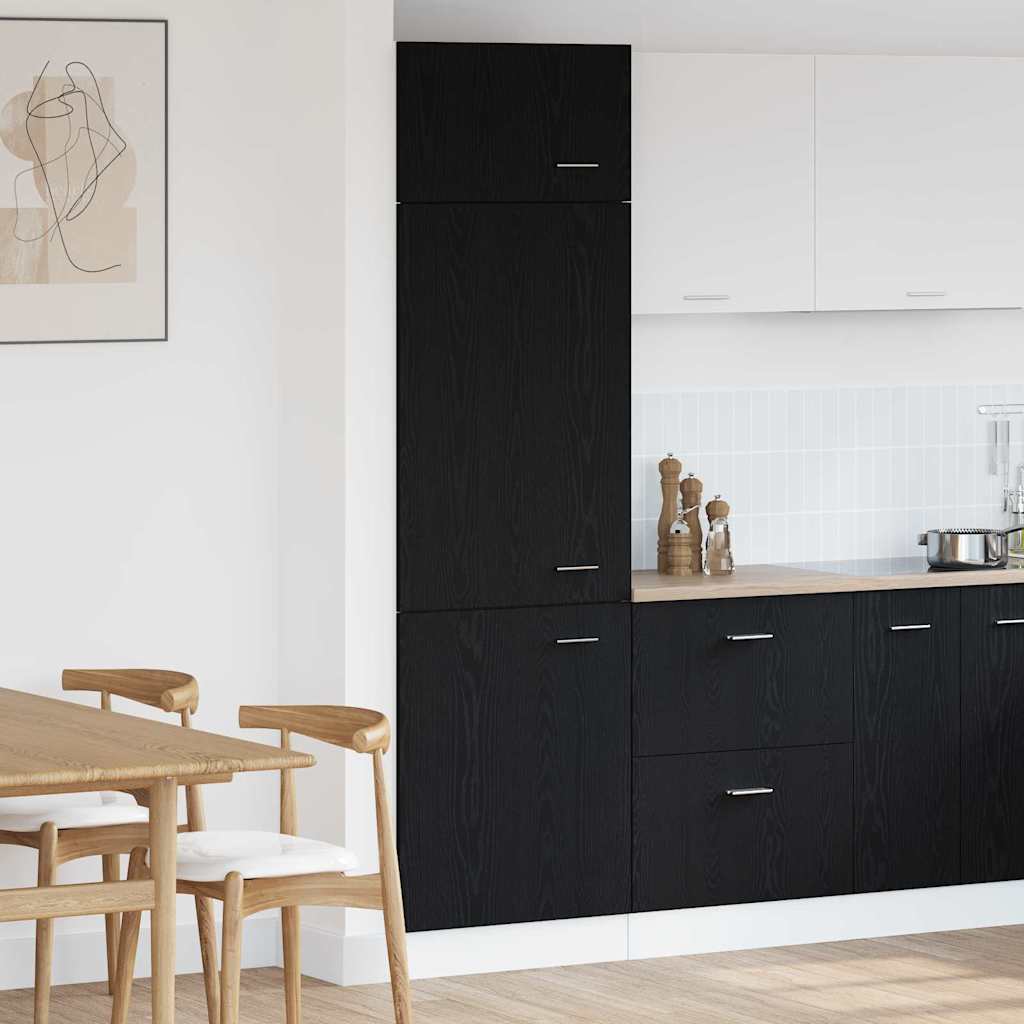 Hanging Cabinet Lyon Black Oak 60 x 31 x 207 cm Engineered Wood