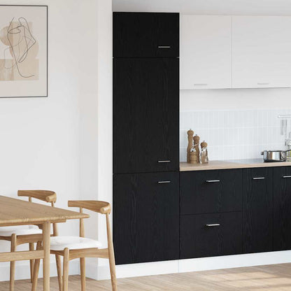 Hanging Cabinet Lyon Black Oak 60 x 31 x 207 cm Engineered Wood